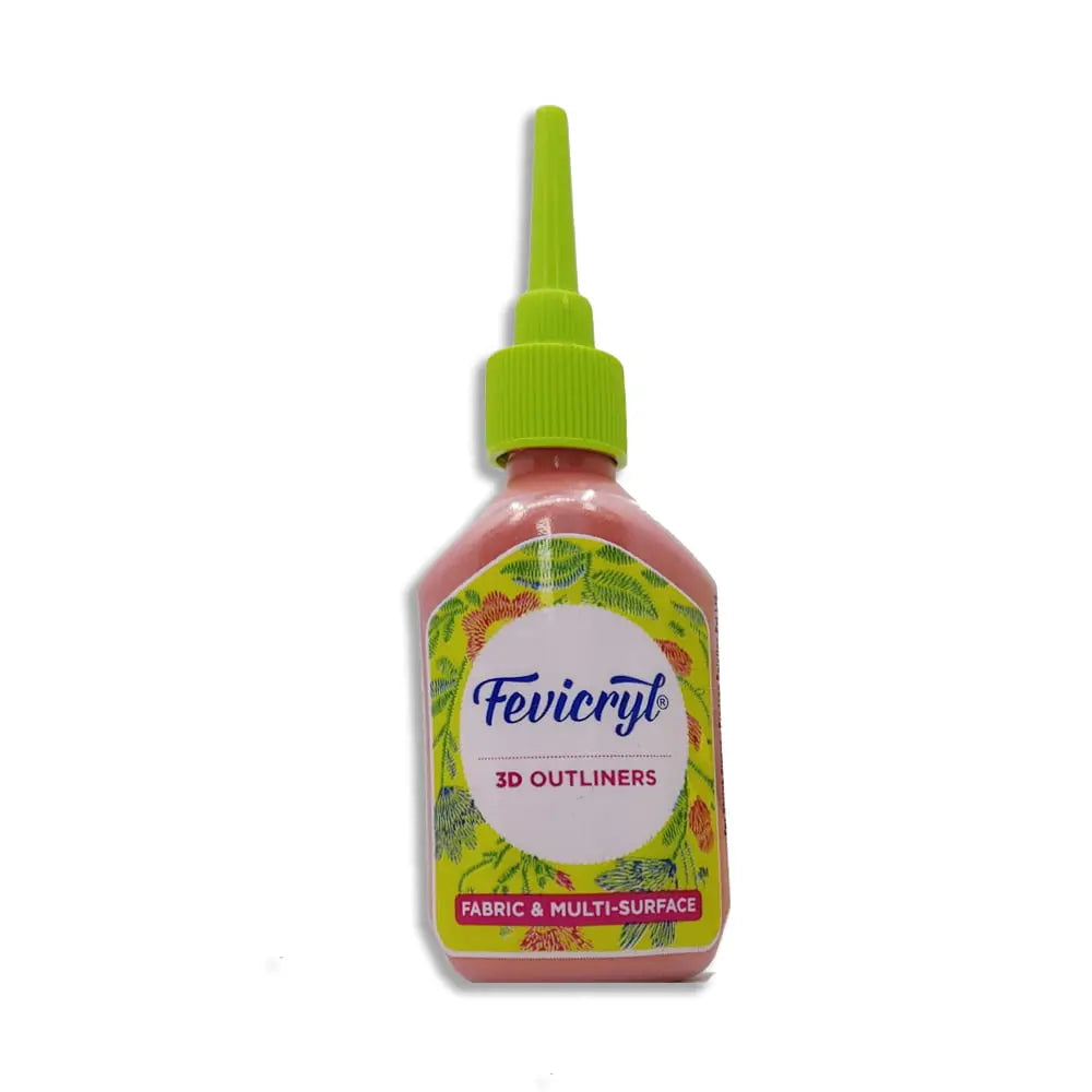 Pidilite Fevicryl 3D Outliners Fabric & Multi-Surface (Loose Colours) Pidilite